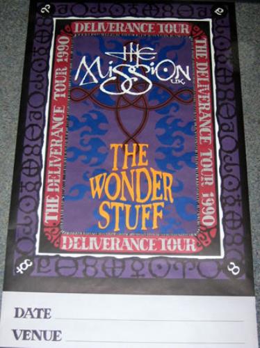 The Mission The Deliverance Tour poster UK MISPOTH376716