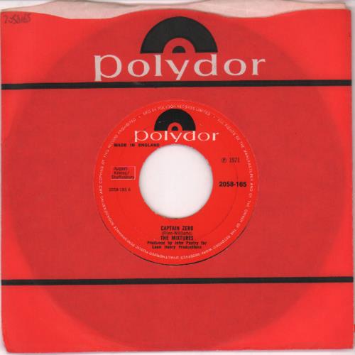The Mixtures Captain Zero - Wide 7" vinyl single (7 inch record / 45) UK 4MX07CA650322