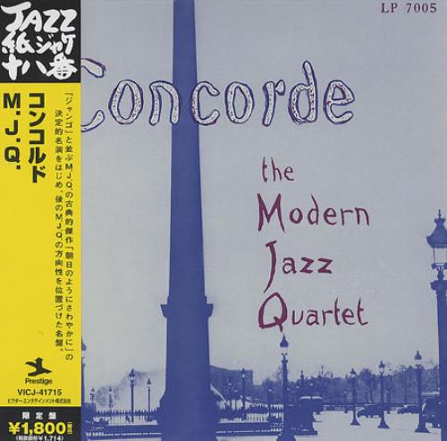 The Modern Jazz Quartet Concorde CD album (CDLP) Japanese MJQCDCO372486
