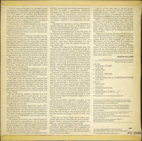 The Modern Jazz Quartet Plastic Dreams - 1st vinyl LP album (LP record) South African MJQLPPL770892