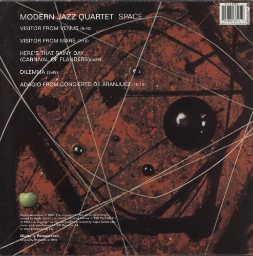 The Modern Jazz Quartet Space vinyl LP album (LP record) UK MJQLPSP139926