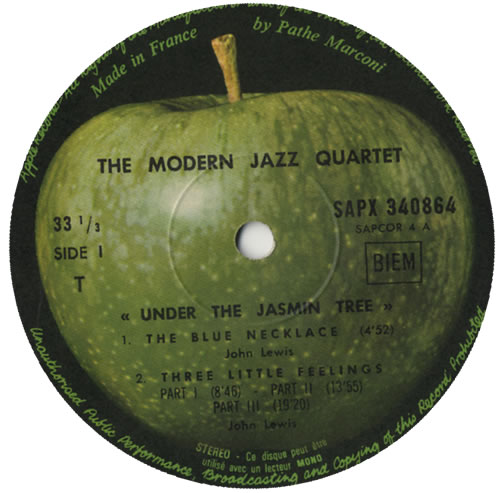 The Modern Jazz Quartet Under The Jasmin Tree vinyl LP album (LP record) French MJQLPUN339474