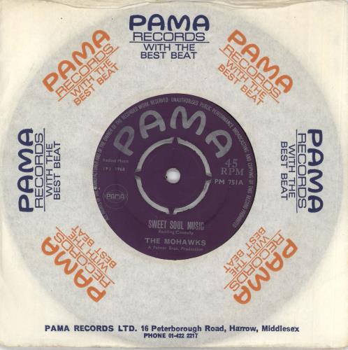 The Mohawks Sweet Soul Music 7" vinyl single (7 inch record / 45) UK TKW07SW720917
