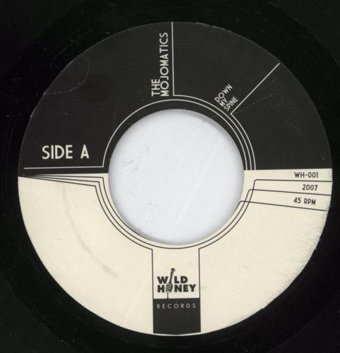 The Mojomatics Down My Spine 7" vinyl single (7 inch record / 45) Italian -ZR07DO891579