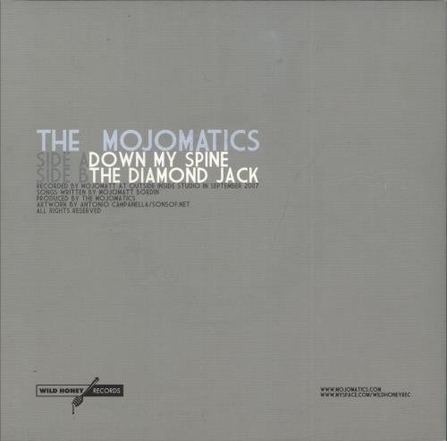 The Mojomatics Down My Spine 7" vinyl single (7 inch record / 45) Italian -ZR07DO891579