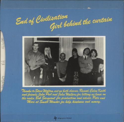 The Molesters The End Of Civilisation 7" vinyl single (7 inch record / 45) UK MPO07TH511288