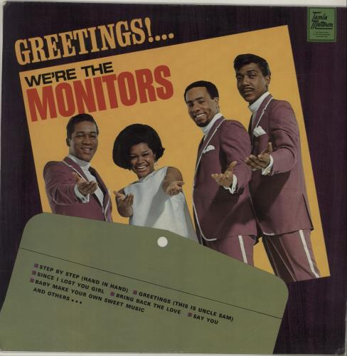 The Monitors Greetings!... We're The Monitors vinyl LP album (LP record) UK YM8LPGR686976