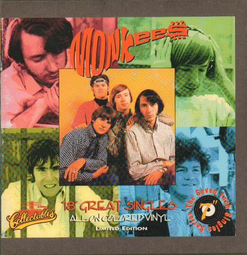 The Monkees 18 Great Singles 7" single box set US MKE7XGR654294