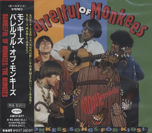 The Monkees Barrelful Of Monkees CD album (CDLP) Japanese MKECDBA321052