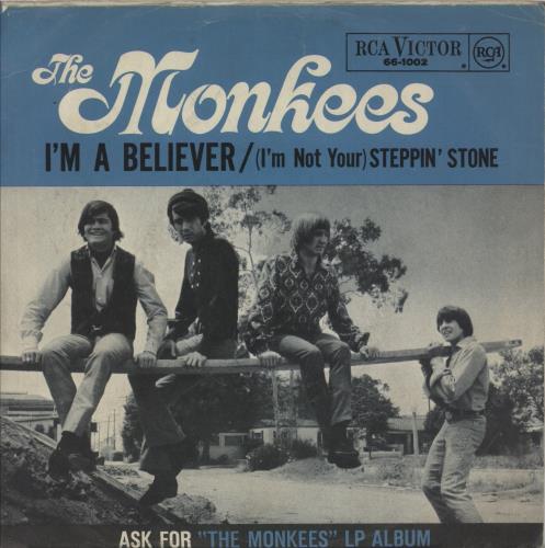The Monkees I'm A Believer 7" vinyl single (7 inch record / 45) US MKE07IM874699