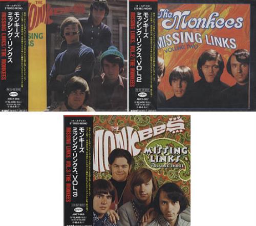 The Monkees Missing Links - Volume 1-3 3-CD album set (Triple CD) Japanese MKE3CMI321048