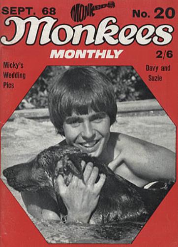 The Monkees Monkees Monthly #20 magazine UK MKEMAMO335455
