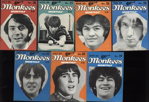 The Monkees Monkees Monthly magazine UK MKEMAMO720835