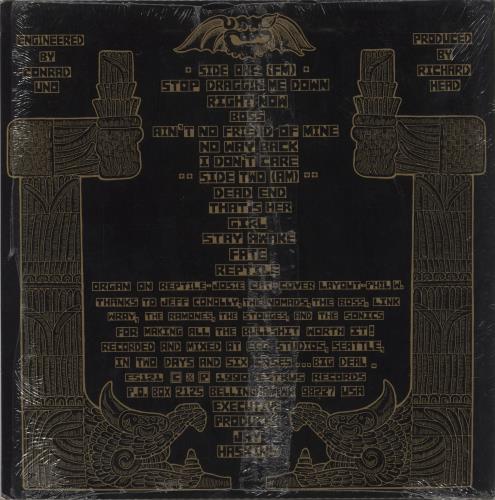 The Mono Men Stop Draggin' Me Down vinyl LP album (LP record) US TM3LPST863076