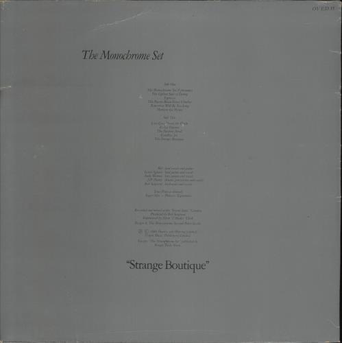 The Monochrome Set Strange Boutique vinyl LP album (LP record) UK MHRLPST463444