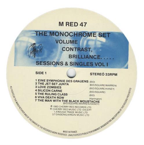 The Monochrome Set Volume, Contrast, Brilliance vinyl LP album (LP record) UK MHRLPVO381705