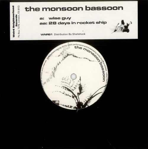 The Monsoon Bassoon Wise Guy/ 28 Days In Rocket Ship 7" vinyl single (7 inch record / 45) UK UUF07WI514645