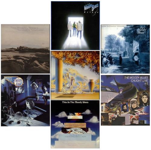 The Moody Blues 1965-1986 Albums - 14 Albums vinyl LP album (LP record) UK MBLLPAL607783