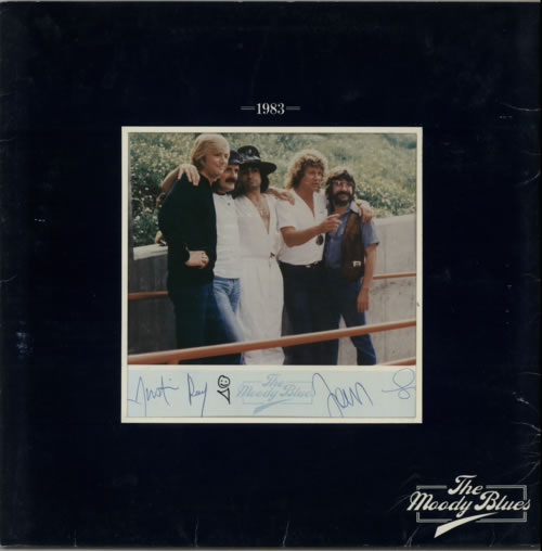 The Moody Blues 1983 Calendar - Autographed calendar UK MBLCACA599768