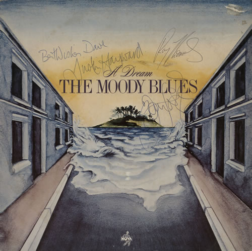 The Moody Blues A Dream - Autographed 2-LP vinyl record set (Double LP Album) German MBL2LAD582512