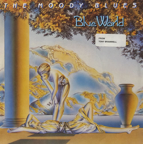 The Moody Blues Blue World 7" vinyl single (7 inch record / 45) UK MBL07BL45351