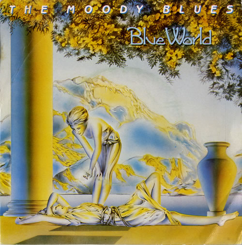 The Moody Blues Blue World 7" vinyl single (7 inch record / 45) Portuguese MBL07BL582344
