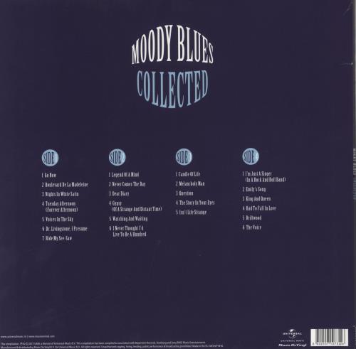The Moody Blues Collected - 180gm 2-LP vinyl record set (Double LP Album) UK MBL2LCO839868