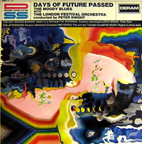 The Moody Blues Days Of Future Passed - 1st vinyl LP album (LP record) UK MBLLPDA596993