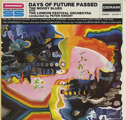 The Moody Blues Days Of Future Passed vinyl LP album (LP record) French MBLLPDA392451