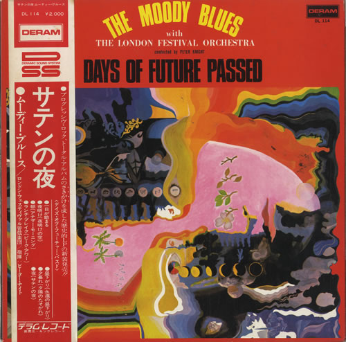 The Moody Blues Days Of Future Passed vinyl LP album (LP record) Japanese MBLLPDA489167
