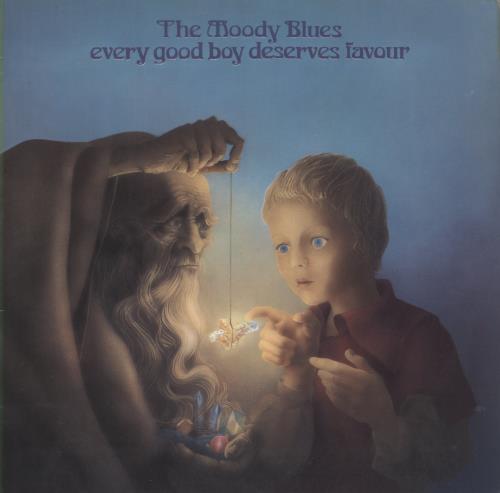 The Moody Blues Every Good Boy Deserves Favour vinyl LP album (LP record) German MBLLPEV374445