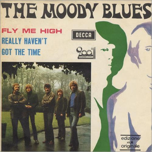 The Moody Blues Fly Me High 7" vinyl single (7 inch record / 45) Italian MBL07FL385854