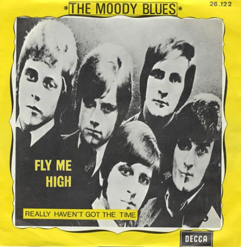 The Moody Blues Fly Me High 7" vinyl single (7 inch record / 45) Belgian MBL07FL385856