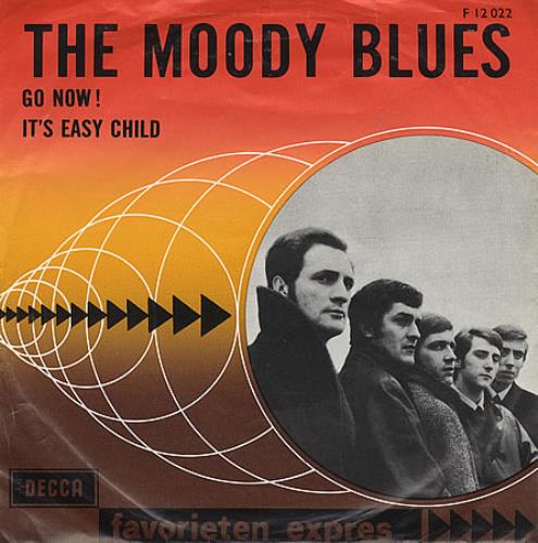 The Moody Blues Go Now! 7" vinyl single (7 inch record / 45) German MBL07GO387811