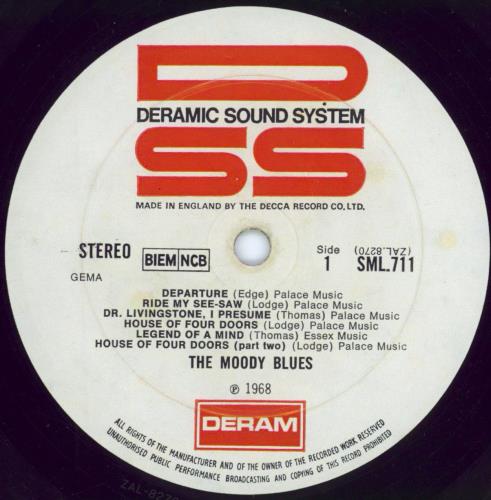 The Moody Blues In Search Of The Lost Chord - 1st - EX vinyl LP album (LP record) UK MBLLPIN775386