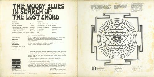 The Moody Blues In Search Of The Lost Chord - 1st - EX vinyl LP album (LP record) UK MBLLPIN775386