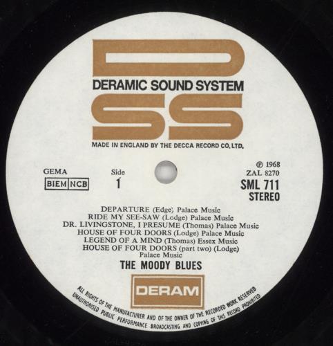 The Moody Blues In Search Of The Lost Chord - 2nd vinyl LP album (LP record) UK MBLLPIN63409