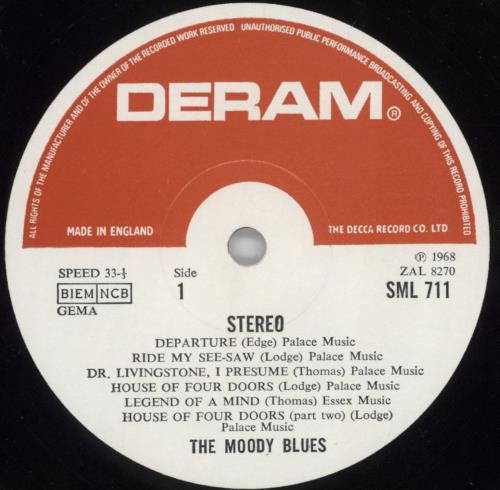 The Moody Blues In Search Of The Lost Chord - 6th vinyl LP album (LP record) UK MBLLPIN634692