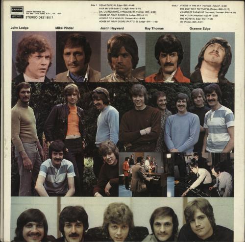 The Moody Blues In Search Of The Lost Chord vinyl LP album (LP record) US MBLLPIN698925