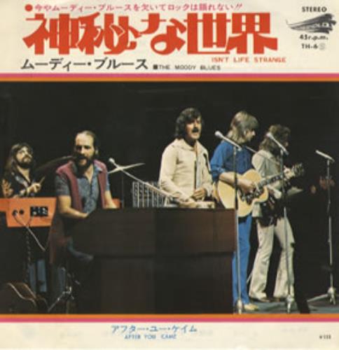 The Moody Blues Isn't Life Strange 7" vinyl single (7 inch record / 45) Japanese MBL07IS204781