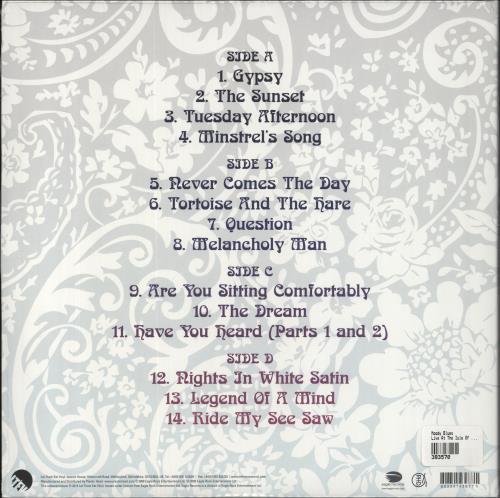 The Moody Blues Live At The Isle Of Wight Festival - Clear Vinyl - Sealed vinyl LP album (LP record) UK MBLLPLI836556