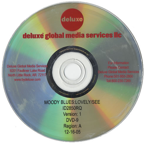 The Moody Blues Lovely To See You DVD US MBLDDLO439766