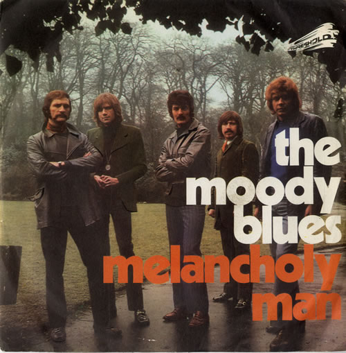 The Moody Blues Melancholy Man 7" vinyl single (7 inch record / 45) Italian MBL07ME581938