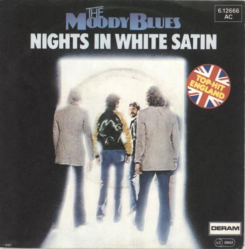 The Moody Blues Nights In White Satin 7" vinyl single (7 inch record / 45) German MBL07NI715264