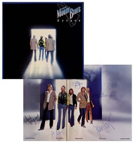 The Moody Blues Octave - autographed vinyl LP album (LP record) UK MBLLPOC162240