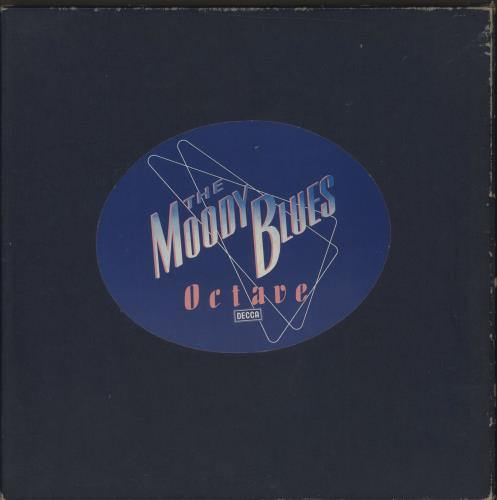 The Moody Blues Octave - Signed LP media press kit UK MBLKIOC714545