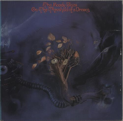 The Moody Blues On The Threshold Of A Dream - VG vinyl LP album (LP record) UK MBLLPON581961
