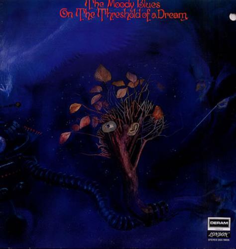 The Moody Blues On The Threshold Of A Dream vinyl LP album (LP record) US MBLLPON146196