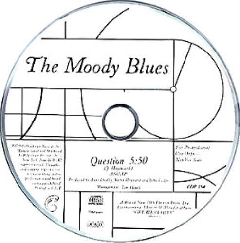 The Moody Blues Question CD single (CD5 / 5") US MBLC5QU25659