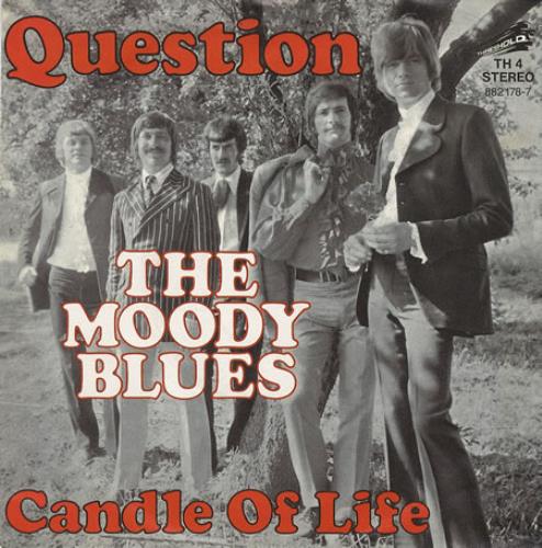The Moody Blues Question 7" vinyl single (7 inch record / 45) German MBL07QU385869